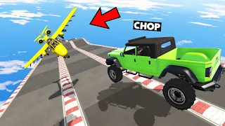 CHOP USED SUPER FAST CAR TO COMPLETE MEGA RAMP IN GTA 5