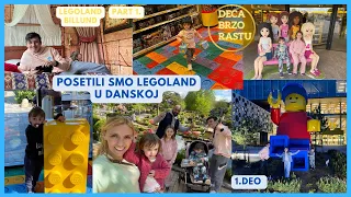 Posetili smo Legoland u Danskoj || Legoland Billund || maj 2022 || DecaBrzoRastu || Život u Švedskoj