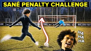We hope Leroy Sane's coach doesn't see this penalty challenge