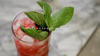 The Best and Easiest Blackberry Mojitos!!