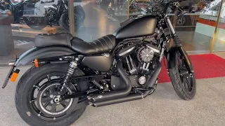 Stage 1 Iron 883 Exhaust Idle Sound Vance and Hines Short Shots