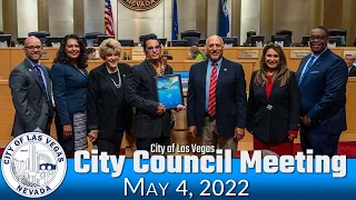 Las Vegas City Council Meeting 5-4-22