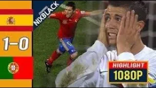 Spain 1-0 Portugal 2010 FIFA World Cup Round of 16 All goals & Highlights