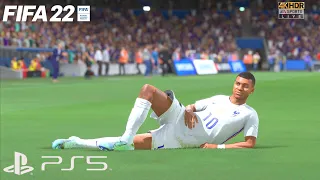 FIFA 22 - France vs Denmark | UEFA Nations League Full Match (PS5) Gameplay [4K HDR 60FPS]