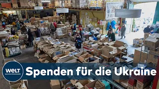 HOHE HILFSBEREITSCHAFT: THW sammelt Privatspenden - Deutsche Bahn fährt Hilfsgüter an die Grenze