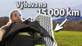 Výbava na cestu přes půl planety - (pod 6 Kg)