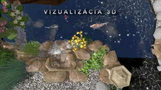 Japonská záhrada - KOITO - 3D vizualizácia