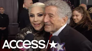 Watch Lady Gaga Adorably Crash Tony Bennett's 2018 Grammys Interview | Access