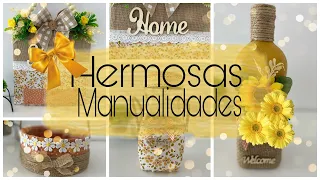 Hermosas Manualidades  para Decorar tu hogar 😍💗 / Ideas recicladas / artesanato