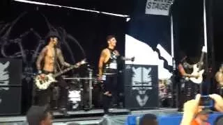 Black Veil Brides - Fallen Angels Warped Tour '13 Orlando