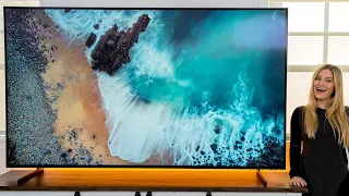 Massive 82 in Samsung QLED 8K with Apple TV unboxing!