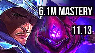 TALON vs MALZAHAR (MID) | 6.1M mastery, 8 solo kills, Legendary, 1300+ games | BR Diamond | v11.13