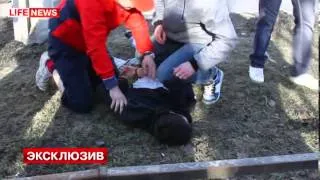Видео Lifenews: "СтопХам" задерживает водителя
