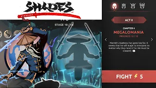 Shades: Shadow Fight Roguelike ACT Il, Chapter 4 BOSS Gameplay