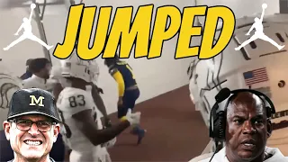 Michigan State Players BEAT DOWN a Michigan Player after the Game