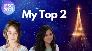 My Top 2: Junior Eurovision 2021 [New: 🇩🇪 🇳🇱]