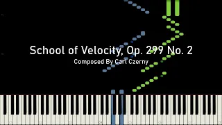 Czerny - School of Velocity, Op. 299 No. 2