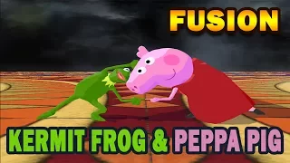 Kermit Frog and Peppa Pig Fusion | Super Rare Fusion | DBZ Tenkaichi 3 (MOD)