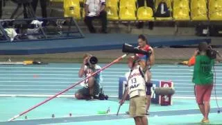 IAAF Worlds 13 08 2013 in Moscow POLE VAULT Elena ISINBAEVA 5.07m 2nd attempt unsuccessful