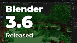 Blender 3.6 Released New Features (Simulation Nodes and Cycles Ray Tracing)