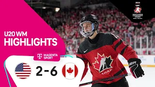 USA - Kanada | Highlights Halbfinale | IIHF U20 Eishockey-WM 2023 | MAGENTA SPORT