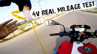 Apache RTR 160 4V Real Mileage Test at High Speed Run - Shocking Result