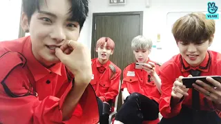 Chan and his snoring problem 💤 • A.C.E vlive 2019.05.25 [eng sub] 에이스