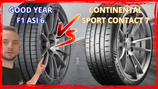 🚨 COMPARATIVA de NEUMATICOS  GOOD YEAR F1 ASIMM 6 y CONTINENTAL CONTI SPORT CCONTAC7 🧐