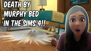 Death by Murphy Bed In The Sims 4!! | #Shorts