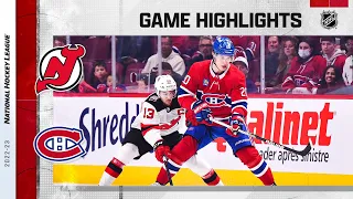 Devils @ Canadiens 9/26 | NHL Highlights