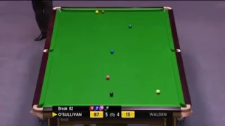 Unbelievable clearance by Ronnie o Sullivan