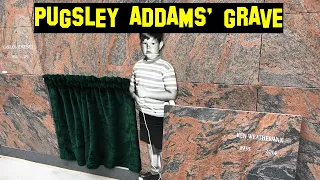 Pugsley from The Addams Family's grave opened on Halloween  Scott Michaels Dearly Departed