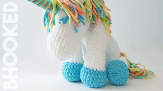 Cuddles the Crochet Unicorn Free Pattern and Tutorial