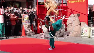 第36回神戸南京町春節祭 雑技フラフープ