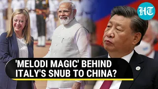 Italy Snubs India's 'Rival'; Officially Exits China's BRI Project | Modi Behind Meloni's Move?
