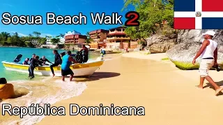 Sosua Beach Walk 2 - Dominican Republic 2017 4K