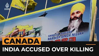 Canada investigating alleged Indian role in killing of Sikh | Al Jazeera Newsfeed