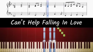 Haley Reinhart - Can't Help Falling In Love - How to play piano part