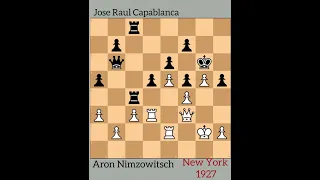 Jose Raul Capablanca battles against HEAVY ARTILLERY!!! Game 1927