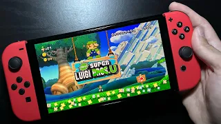 New Super Luigi U en Nintendo Switch OLED Gameplay