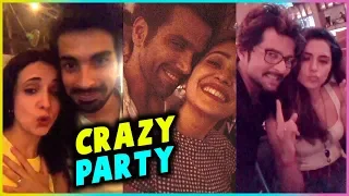 Asha - Rithvik, Sanaya - Mohit & Arjun Bijlani CRAZY PARTY