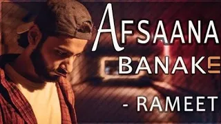 Afsaana Banake Bhool Na Jaana whatsapp status | New Version |  Music Video   | Rameet