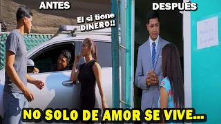 Dejo a su novio por ser pobre y se fue con un adinerado pero mira al final lo que le paso