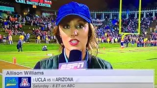 Worst Sideline Report Ever?