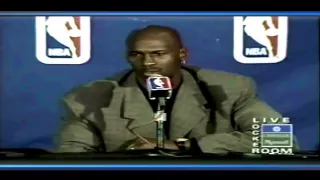 Michael Jordan - Chicago Bulls 70th Win Post-Game Interview