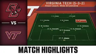 Boston College vs. Virginia Tech ACC Men's Soccer Highlights (2023)