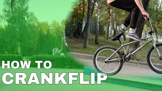 How to bunny hop crankflip | Как сделать кренк флип на бмх | Школа Карандашича🔥