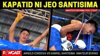 Kapatid ni Jeo Santisima napalaban sa Malupit |  Arnold Cordova vs Gabriel Santisima Amateur Boxing