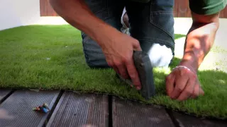 Easigrass Installation on Decking and Balconies