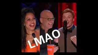 Daniel Ferguson Sings Along To The Maroon 5 With Hilarious Characters impersonations AGT 2017 HD